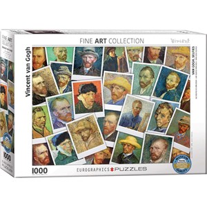 Eurographics (6000-5308) - Vincent van Gogh: "Van Gogh's Selfies" - 1000 pieces puzzle