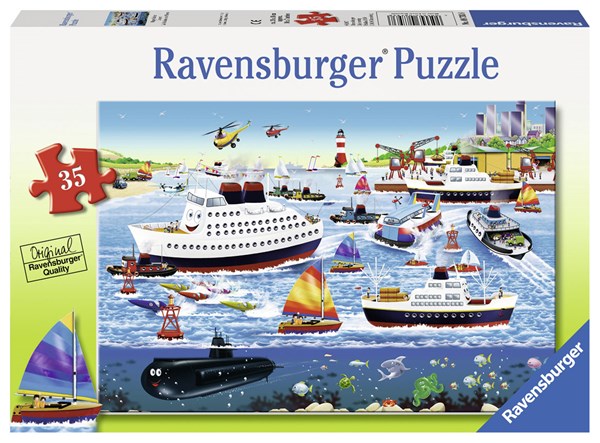 Ravensburger (08793) - "Happy Harbor" - 35 pieces puzzle