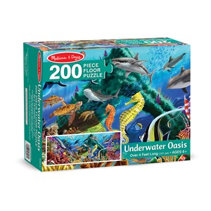 Melissa and Doug (8907) - "Underwater Oasis" - 200 pieces puzzle