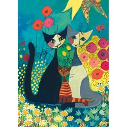 Heye (29616) - Rosina Wachtmeister: "Flowerbed" - 1000 pieces puzzle