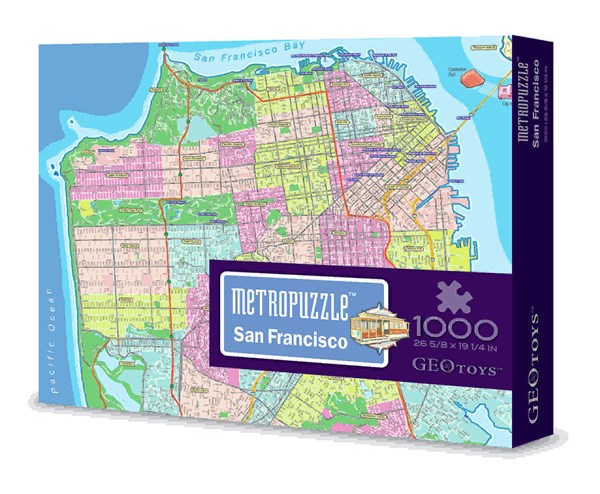 Geo Toys (GEO 214) - "San Francisco Mypuzzle" - 1000 pieces puzzle