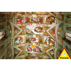 Piatnik (539343) - Michelangelo: "The Ceiling of the Sistine Chapel" - 1000 pieces puzzle