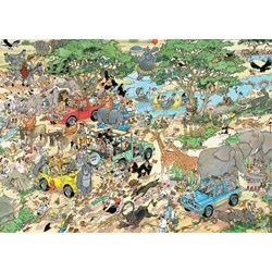 Jumbo (19001) - Jan van Haasteren: "Safari & Storm" - 1000 pieces puzzle