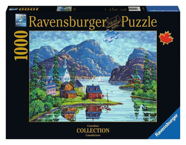 Ravensburger (19542) - "The Saguenay Fjord" - 1000 pieces puzzle