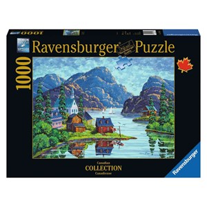 Ravensburger (19542) - "The Saguenay Fjord" - 1000 pieces puzzle