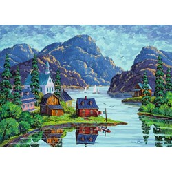 Ravensburger (19542) - "The Saguenay Fjord" - 1000 pieces puzzle