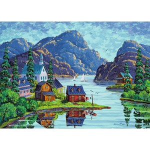 Ravensburger (19542) - "The Saguenay Fjord" - 1000 pieces puzzle