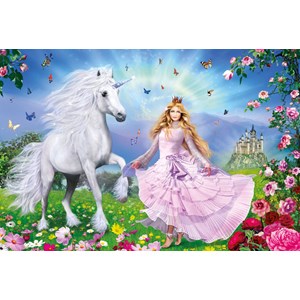 Schmidt Spiele (55565) - "The Unicorn Princess" - 100 pieces puzzle