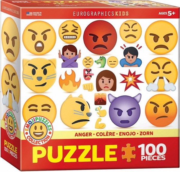 Eurographics (6100-0868) - "Anger" - 100 pieces puzzle