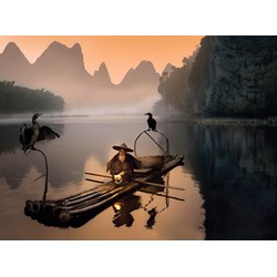 Clementoni (35022) - "The Old Fisherman" - 500 pieces puzzle