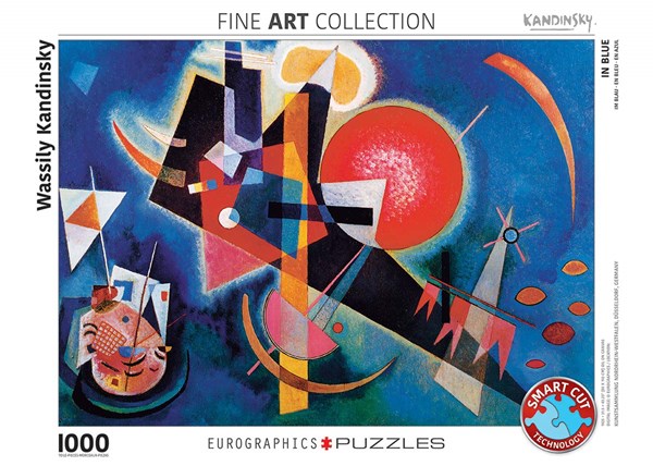 Eurographics (6000-1897) - Vassily Kandinsky: "In Blue" - 1000 pieces puzzle