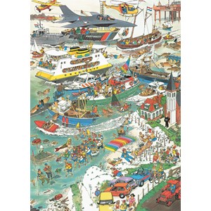 Jumbo (19000) - Jan van Haasteren: "Anniversary Gift Box" - 1000 pieces puzzle