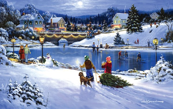 SunsOut (75172) - George Kovach: "Joyful Season" - 550 pieces puzzle