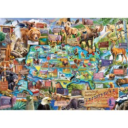 MasterPieces (71794) - "National Parks of America" - 1000 pieces puzzle
