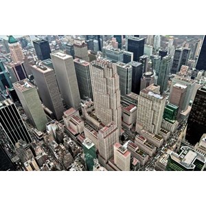 Piatnik (5374) - "New York City Skyview" - 1000 pieces puzzle