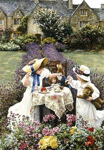 Anatolian (PER3292) - "Teatime at Garden" - 260 pieces puzzle