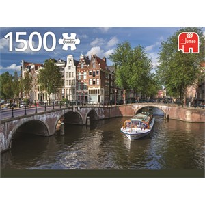 Jumbo (18578) - "Herengracht, Amsterdam" - 1500 pieces puzzle