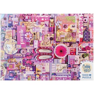 Cobble Hill (51866) - Shelley Davies: "Purple" - 1000 pieces puzzle
