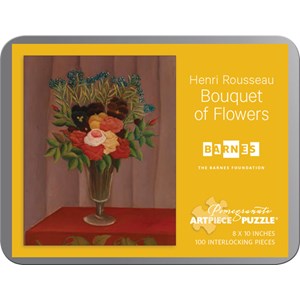 Pomegranate (AA812) - Henri Rousseau: "Bouquet of Flowers" - 100 pieces puzzle