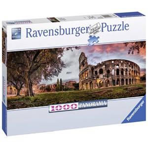 Ravensburger (15077) - "Sunset Colosseum" - 1000 pieces puzzle