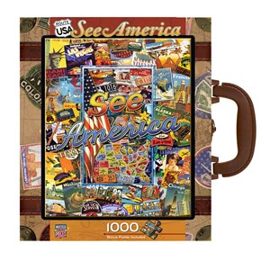 MasterPieces (71661) - Kate Ward Thacker: "See America" - 1000 pieces puzzle
