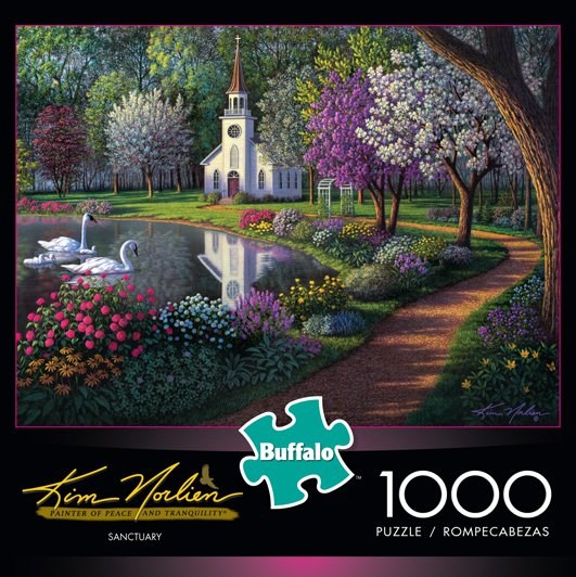 Buffalo Games (11602) - Kim Norlien: "Sanctuary" - 1000 pieces puzzle