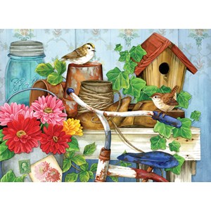 SunsOut (16097) - Jane Maday: "The Old Garden Shed" - 500 pieces puzzle