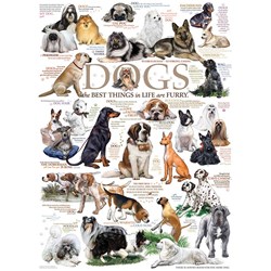 Cobble Hill (51796) - "Dog Quotes" - 1000 pieces puzzle