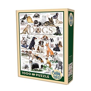 Cobble Hill (51796) - "Dog Quotes" - 1000 pieces puzzle