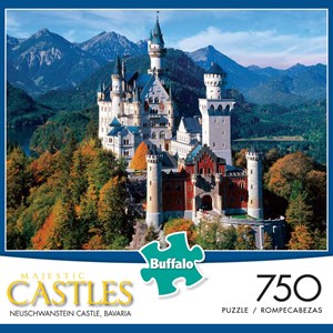 Buffalo Games (17055) - "Neuschwanstein Castle (Majestic Castles)" - 750 pieces puzzle
