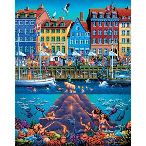 Dowdle Folk Art (00366) - "Copenhagen" - 500 pieces puzzle