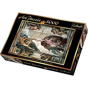 Trefl (10293) - Michelangelo: "Creation of Adam" - 1000 pieces puzzle