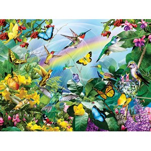 SunsOut (35002) - Lori Schory: "Hummingbird Sanctuary" - 1000 pieces puzzle