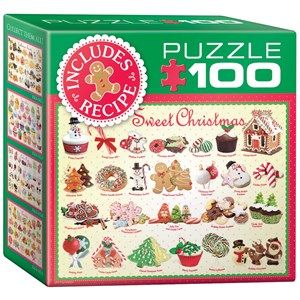 Eurographics (8104-0433) - "Sweet Christmas" - 100 pieces puzzle