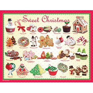 Eurographics (8104-0433) - "Sweet Christmas" - 100 pieces puzzle