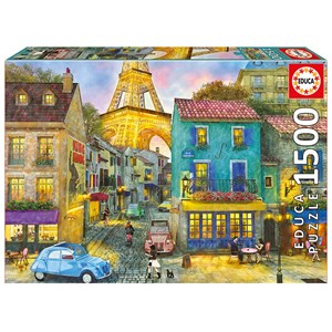 Educa (17122) - Dominic Davison: "Paris Streets" - 1500 pieces puzzle