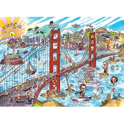 Cobble Hill (53504) - "San Francisco" - 1000 pieces puzzle