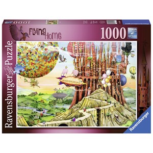 Ravensburger (19652) - Colin Thompson: "Flying Home" - 1000 pieces puzzle