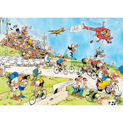 Jumbo (19019) - Jan van Haasteren: "3 in 1 Tour de France" - 1000 pieces puzzle