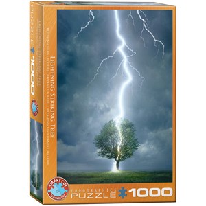 Eurographics (6000-4570) - "Lightning Striking Tree" - 1000 pieces puzzle
