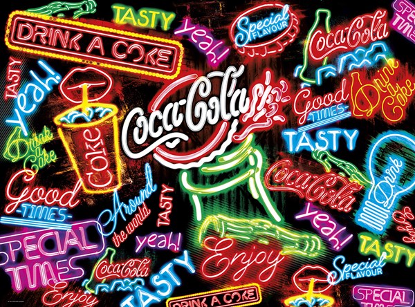 Buffalo Games (11276) - "Neon Fluorescent" - 1000 pieces puzzle