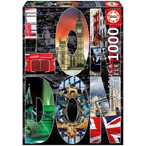Educa (16786) - "London Collage" - 1000 pieces puzzle
