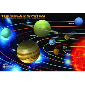 Eurographics (6100-1009) - "The Solar System" - 100 pieces puzzle