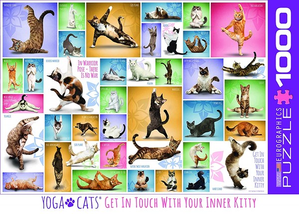 Eurographics (6000-0953) - "Yoga Cats" - 1000 pieces puzzle