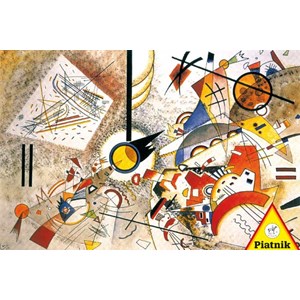 Piatnik (539640) - Vassily Kandinsky: "Bustling Aquarelle, 1923" - 1000 pieces puzzle