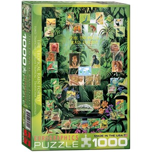 Eurographics (6000-2790) - "The Tropical Rain Forest" - 1000 pieces puzzle