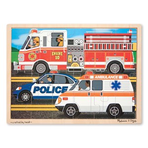 Melissa and Doug (9062) - "To The Rescue!" - 24 pieces puzzle