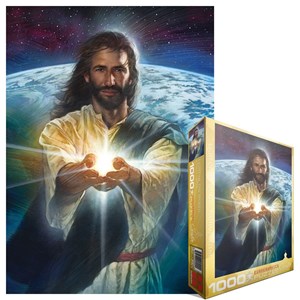Eurographics (6000-0357) - Nathan Greene: "Light of the World" - 1000 pieces puzzle