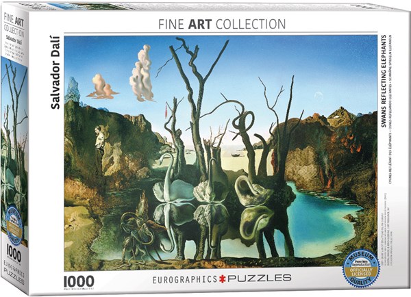 Eurographics (6000-0846) - Salvador Dali: "Swans Reflecting Elephants" - 1000 pieces puzzle