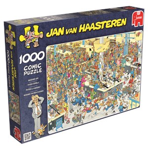 Jumbo (17466) - Jan van Haasteren: "Queued Up!" - 1000 pieces puzzle